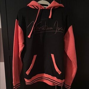 khristian Israel Black and Pink Hoodie